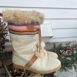 Vintage Tecnica Après-Ski Boots | 70s Fur Winter Boots Women’s Size 9.5/10  41